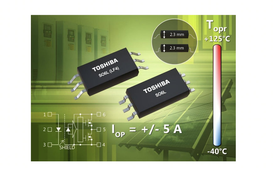 TOSHIBA RELEASES NEW HIGH PEAK OUTPUT CURRENT PHOTOCOUPLERS